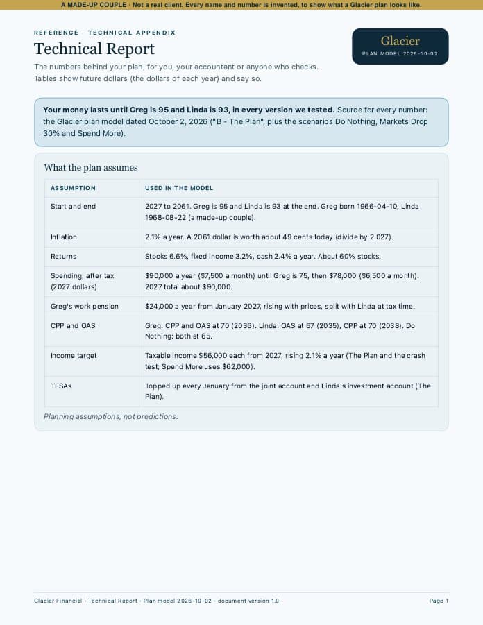 First page of Technical Report